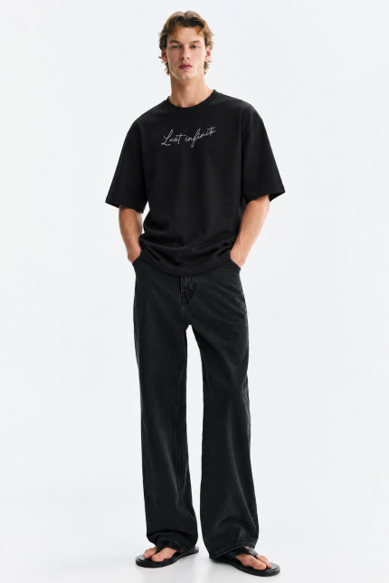 Drop shoulder T-shirt