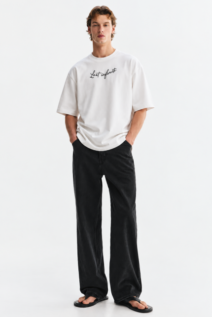 Drop shoulder T-shirt