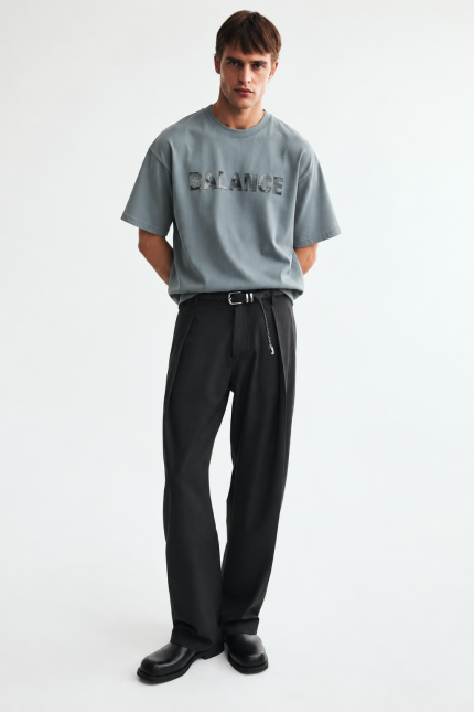 Drop shoulder T-shirt