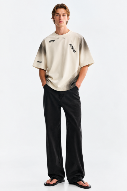Drop shoulder T-shirt