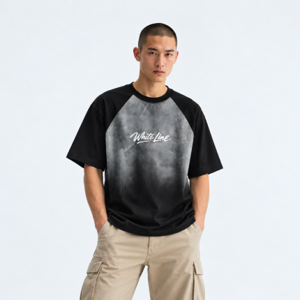 Men's Drop Shoulder T-Shirt - BLACK