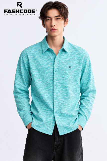 Aqua Texture Shirt