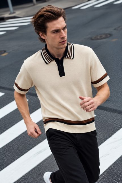 Ivory Heritage Knit Polo