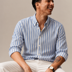 Coastal Blue Stripe Shirt