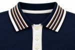 Navy Heritage Knit Polo - Image 3