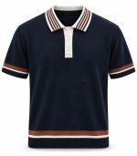 Navy Heritage Knit Polo - Image 2
