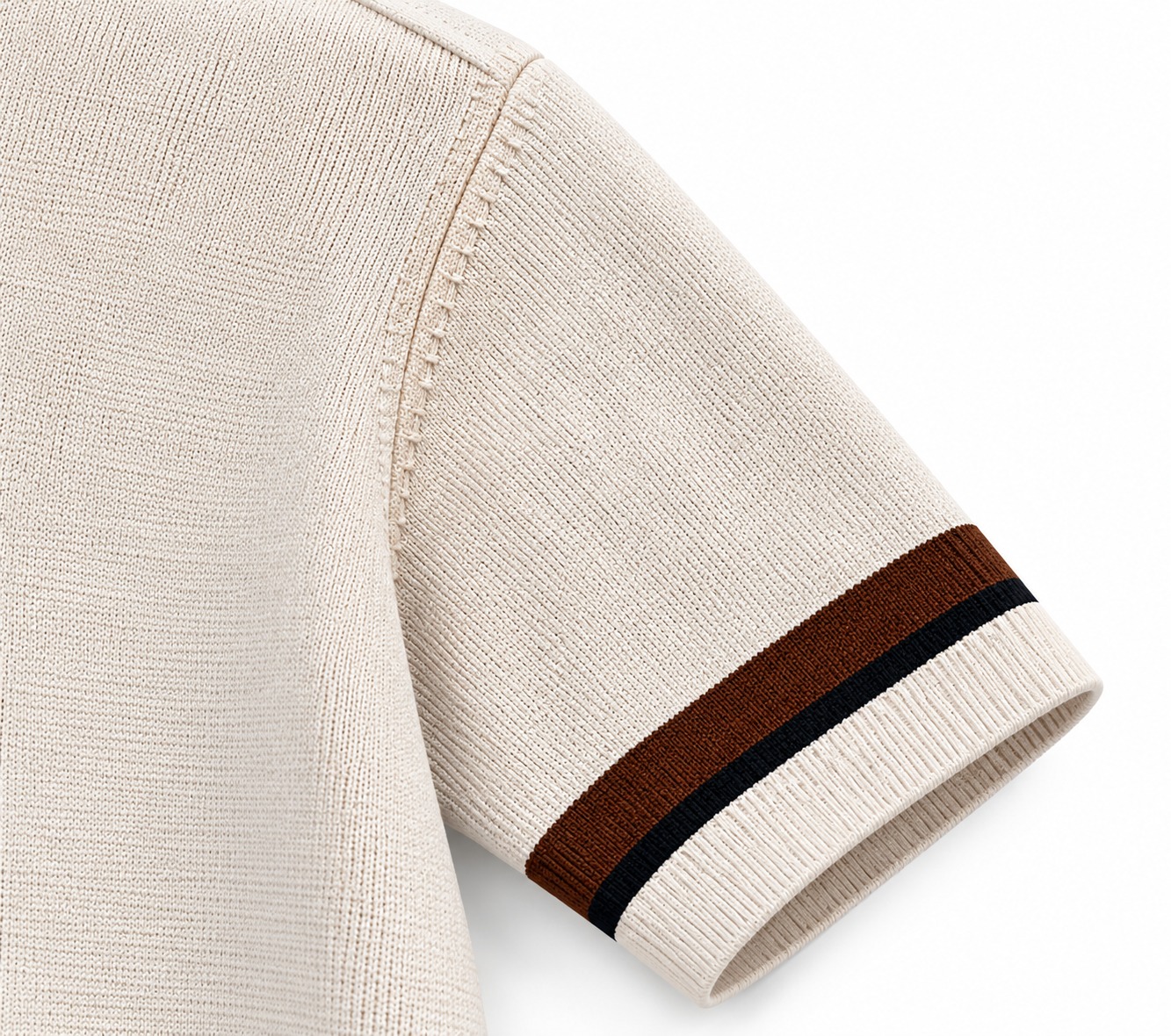Ivory Heritage Knit Polo - 4