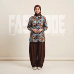 Blue Autumn Bloom Co-ord Set